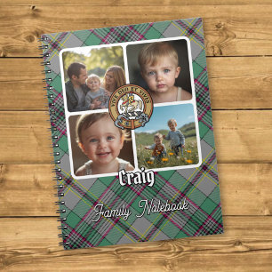 Cuaderno Collage de fotos de la familia Craig
