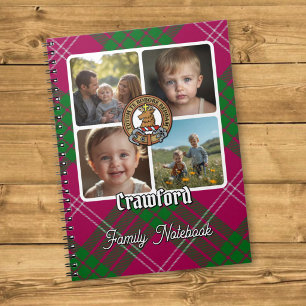 Cuaderno Collage de fotos de la familia Crawford