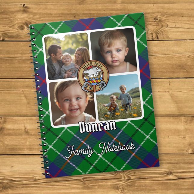 Cuaderno Collage de fotos de la familia Duncan (Subido por el creador)