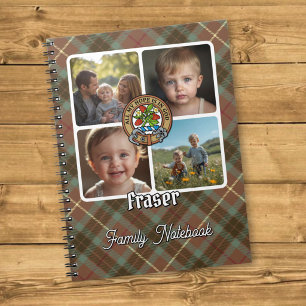 Cuaderno Collage de fotos de la familia Fraser