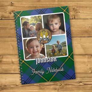 Cuaderno Collage de Fotos de la Familia Johnston