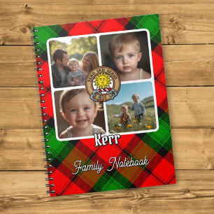 Cuaderno Collage de fotos de la familia Kerr