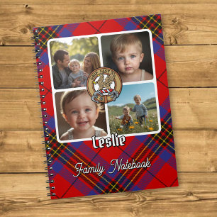 Cuaderno Collage de Fotos de la Familia Leslie