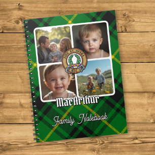 Cuaderno Collage de fotos de la familia MacArthur