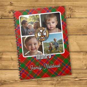 Cuaderno Collage de fotos de la familia Munro