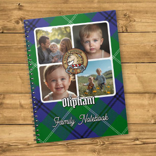 Cuaderno Collage de fotos de la familia Oliphant