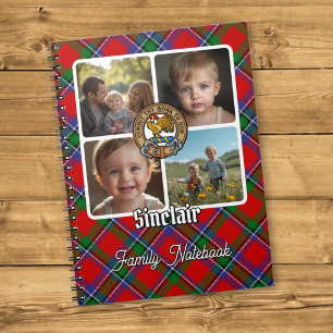 Cuaderno Collage de fotos de la familia Sinclair