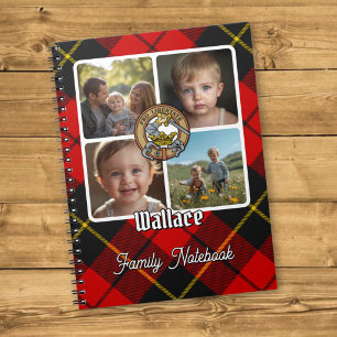 Cuaderno Collage de Fotos de la Familia Wallace