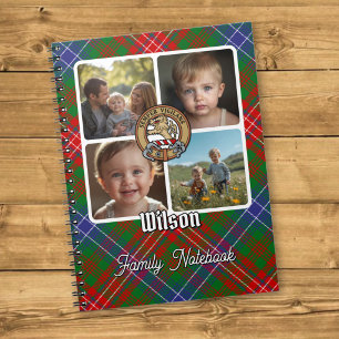 Cuaderno Collage de Fotos de la Familia Wilson