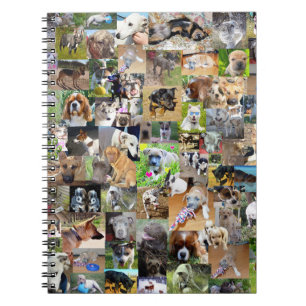 Cuaderno Collage de Fotos de Perros,