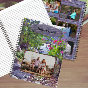 Cuaderno Collage de fotos de senderos de Yelapa para famili