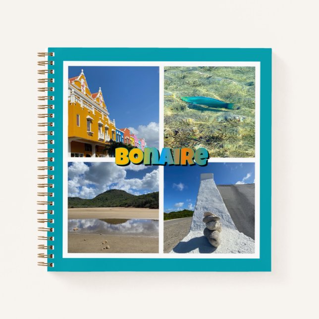 Cuaderno Collage de fotos Escenario Bonaire (Anverso)