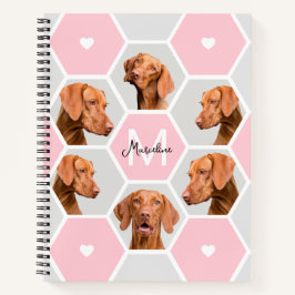 Cuaderno Collage de fotos Mascota geométrico personalizado 