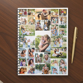 Cuaderno Collage de fotos moderno 31 fotos de familia