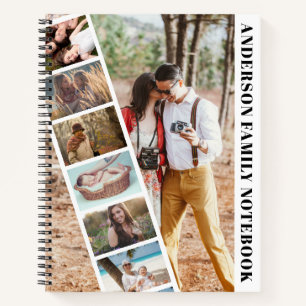 Cuaderno Collage de Fotos Moderno de Familia