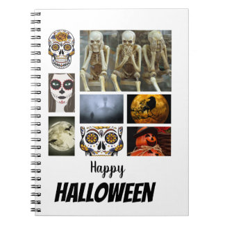 Cuaderno Collage de fotos personalizado Halloween 8