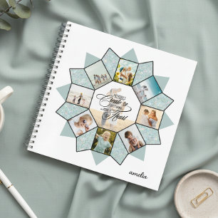 Cuaderno Collage de Fotos Recuerdos Vidrio de Mar ID1016