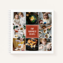Cuaderno Collage de fotos Terracotta 8 Recetas Familiares