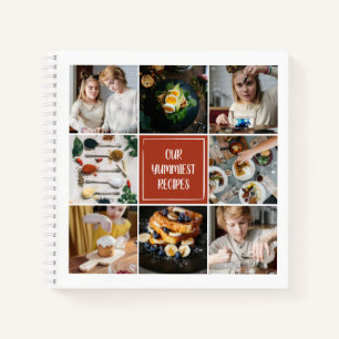 Cuaderno Collage de fotos Terracotta 8 Recetas Familiares