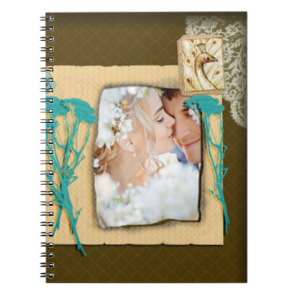 Cuaderno Collage de fotos Vintage personalizado