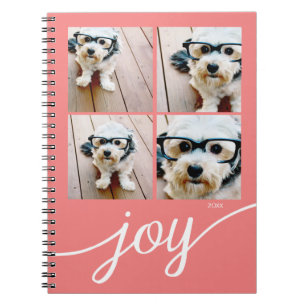 Cuaderno Collage de Instagram de 4 fotos con Alegría Navide