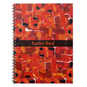 Cuaderno Collage de Mosaico Falso Caliente