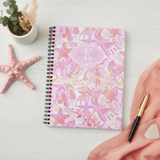 Cuaderno Collage de Playa Náutica Rosa Caliente ID840 (Subido por el creador)