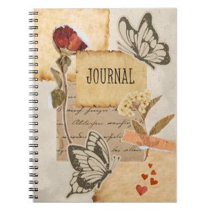 Cuaderno Collage de Scrapbook Vintage Inspirado en Victoria