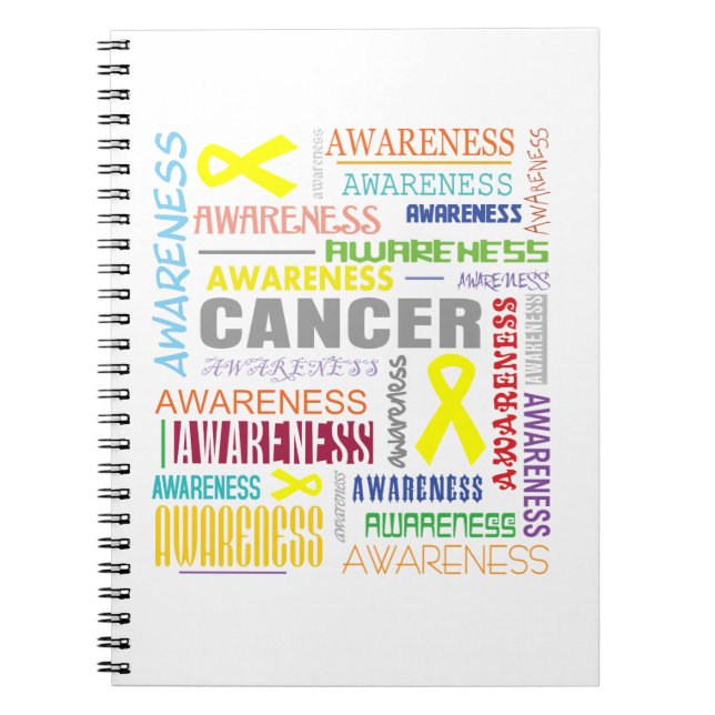 Cuaderno Collage de sensibilización sobre el sarcoma de Ewi (Frente)
