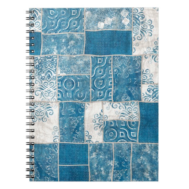 Cuaderno Collage de trabajo en mosaico: combinación de patr (Frente)