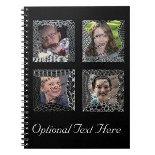 Cuaderno Collage enrrollado del marco del Doodle