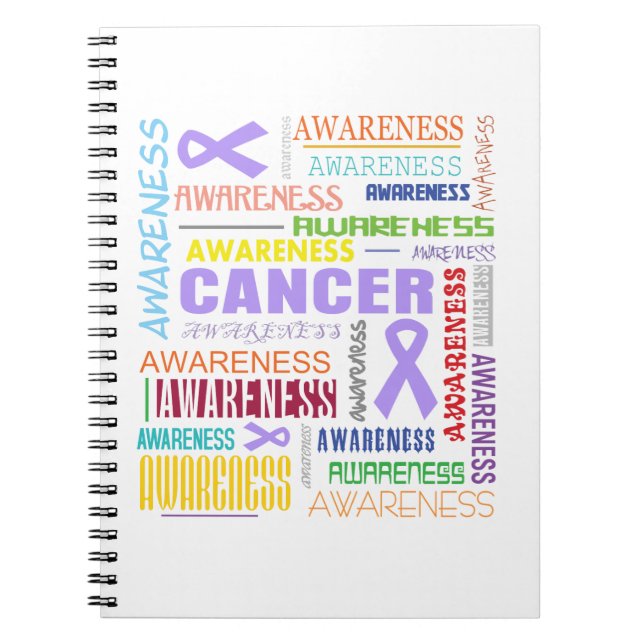 Cuaderno Collage general de sensibilización sobre el cáncer (Frente)
