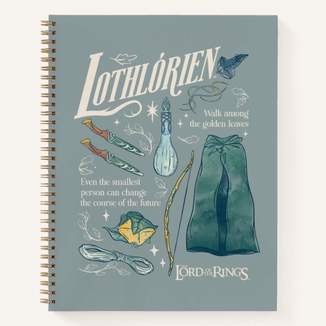 Cuaderno Collage Gráfico de Acuarela LOTHLORIEN™ (Anverso)
