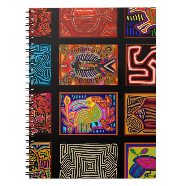 Cuaderno Collage kuna indio mola (Frente)