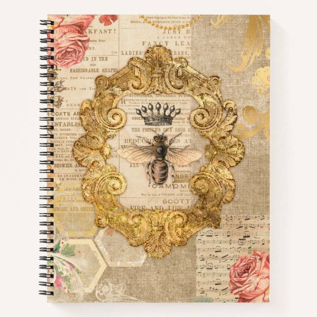 Cuaderno Collage Queen Bee (Anverso)