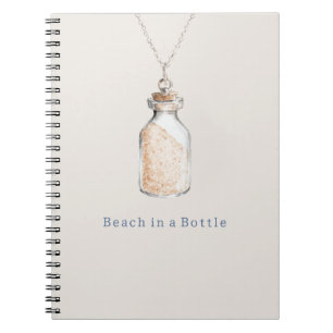 Cuaderno Collar de Neceser con Arena de Playa
