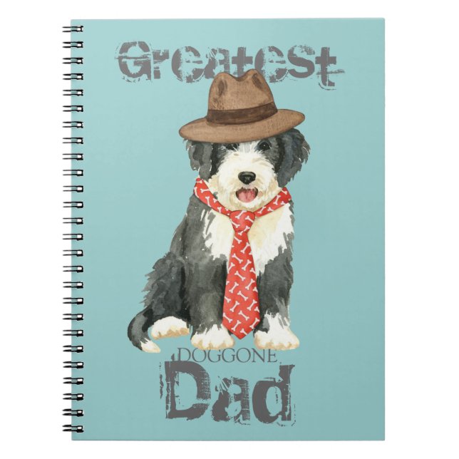 Cuaderno Collie Dad (Frente)