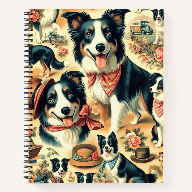 Cuaderno Collie de borde suave sin soldadura (Anverso)