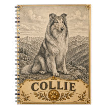 Collie, perro vintage de herencia