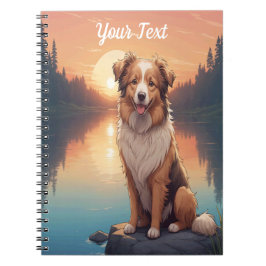 Cuaderno Collie Shepherd by Lake