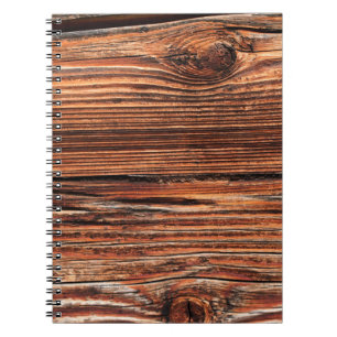 Cuaderno Colocación de la textura de madera. fondo, textura