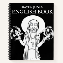 Cuaderno Colocarme En La Escuela De Inglés De Anime Witch