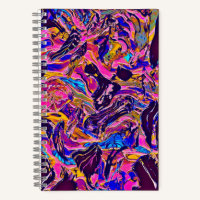Coloful Psychedelic Notebook