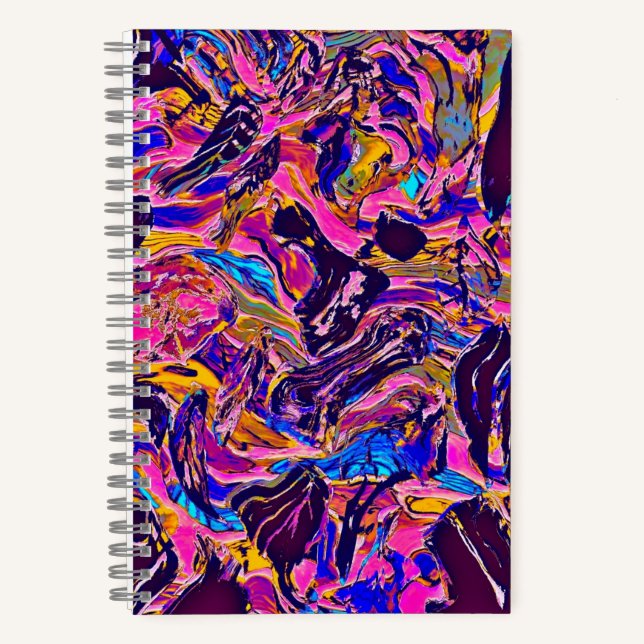 Cuaderno Coloful Psychedelic Notebook (Anverso)
