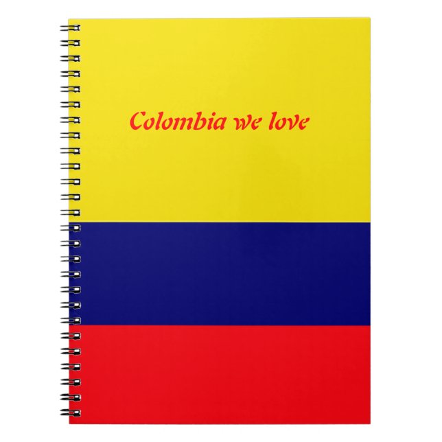 Cuaderno Colombia amamos (Frente)