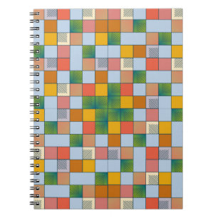 Cuaderno Color abstracto patrón transparente
