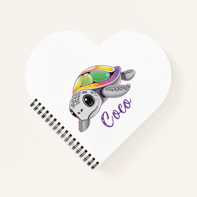 Cuaderno Color Burst Sea Turtle (Anverso)