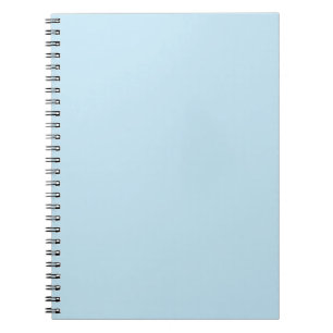 Cuaderno Color claro sólido azul claro
