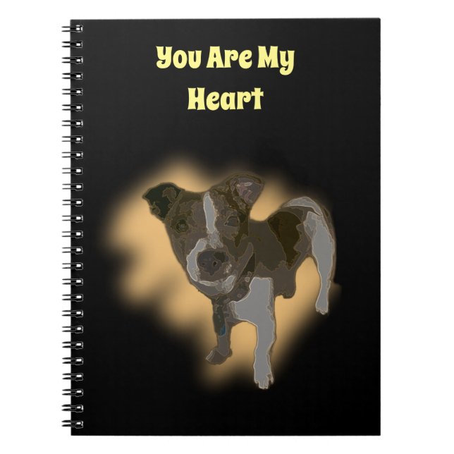 Cuaderno Color de agua de Fox Terrier, portátil (Frente)