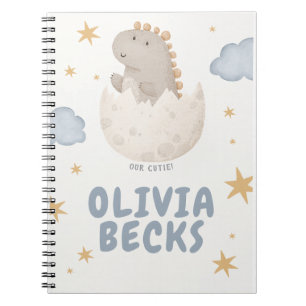 Cuaderno Color de agua pastel Baby Shower ilustrativo